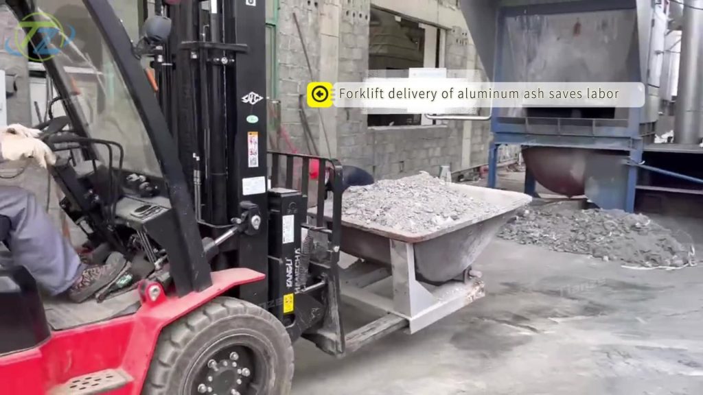 Aluminum Forklift Dross Bucket 1
